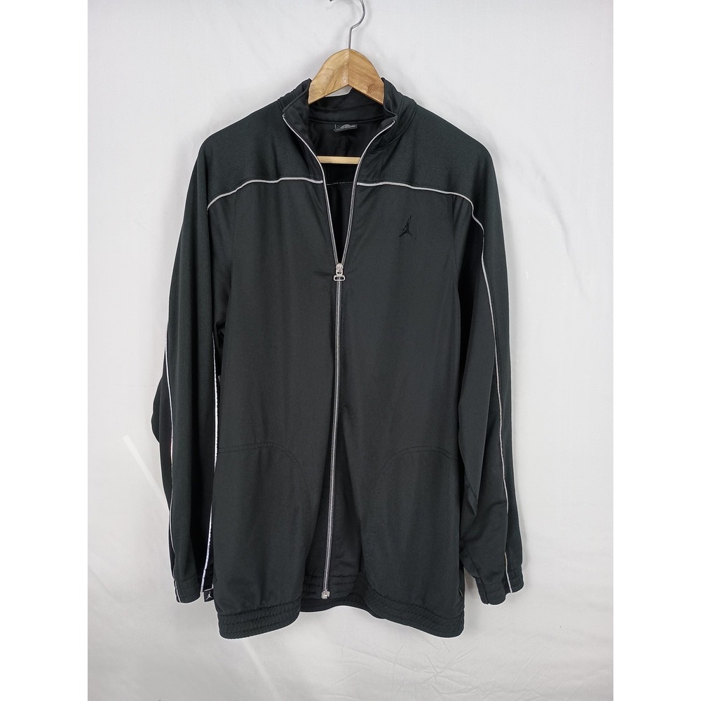 Y2K Air Jordan Black Full Zip‎ Jacket Size Medium 20th Anniversary 85-05